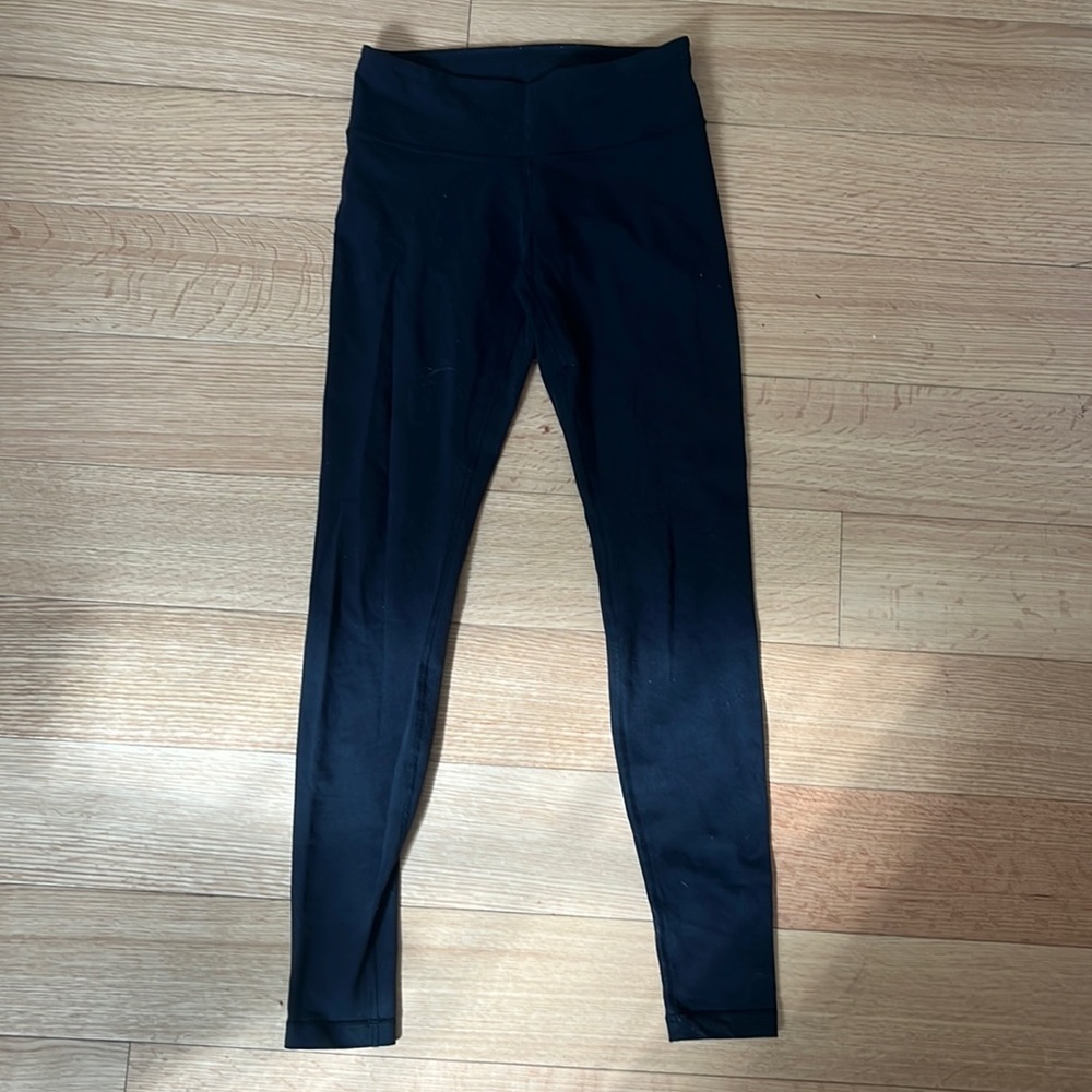 Lululemon leggings, black, size 6, 28” inseam